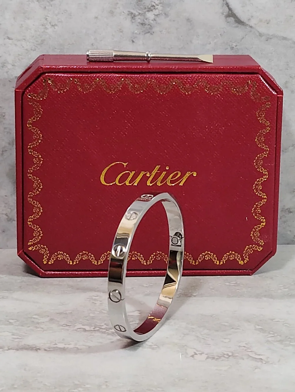 Cartier Silver Love Bracelet✨️